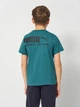 Подростковая футболка для мальчика Puma Sport Graphic 69253541 146-152 см Emerald Ice (4069161363870) - изображение 2