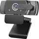 Вебкамера Neefeaer W6 Full HD 1080P з мікрофоном, автофокусом і захисною кришкою, USB веб-камера для навчання та відеозв’язку - зображення 1