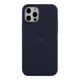 Чохол Silicone Case Full Size (AA) для iPhone 12 Pro Max 08.Dark Blue - изображение 1