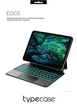 Чохол-клавіатура Typecase Edge для Apple iPad 11" 2025/10.9" 2022  Black (KB206-100-D-BLK-BLK-B-US-V5B) - зображення 10
