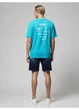 Футболка спорт H&M XL Голубой 31-0466_бел.надписи - изображение 2