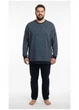 Пижамный свитшот C&A 6XL Темно-синий 2228668_свитш_01 - изображение 2