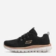 Buty sportowe damskie Skechers Graceful Get Connected 12615-BKGD 37.5 Czarne (196989392967) - obraz 3