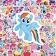 Стикеры Май Литл Пони 100 шт, 4*5 см, наклейки My Little Pony - изображение 4