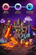 Магнітний конструктор у стилі Minecraft Magnetic BC-00112 200 блоків - зображення 5