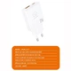 Мережевий зарядний пристрій WUW C217 «Slim» GaN PD25W+QC3.0 (USB+Type-C) white - изображение 7