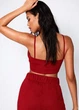 Топ женский Boohoo бордовый, размер M (STK002791-09) - изображение 2