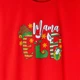 Новогодняя женская футболка Dexter`s mama elf кулир xl красный - изображение 3