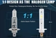 Мини LED лампа H1, узкий диод, светодиодная, Правильный пучок света, ближний или дальний свет 1шт - изображение 9