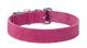 Нашийник шкіра 38-49 см 25 мм Waudog Classic Collar рожевий для собак - зображення 2