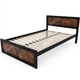 Кровать двухспальная RoMax Loft 140х200 Оксид/Черный - изображение 1