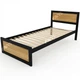 Кровать односпальная RoMax Loft 90х200 Дуб Сонома/Черный - изображение 1