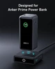 Сетевое зарядное устройство для Charging Base for Anker Prime 100W Black Anker 000343117 - изображение 4