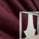 Комплект готовых штор VR-Textil Жаккард Мрамор Al1 № 1302ш Бордовый 100х270 см 2 шт (31-730) - изображение 1