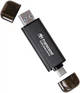 Портативный SSD 2TB USB 3.1 Gen 2 Type-A + Type-C ESD310 Черный Transcend (teh0024698) - изображение 4