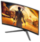 Монiтор TFT AOC 31.5” C32G42ZE VA FHD Curved 240Hz (260 OC) 300nit HDMI DP Black - изображение 5