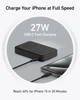 Портативний зарядний пристрій MagGo 10000 mAh Qi2 15W + USB-C PD 27W Black Anker (teh0027062) - зображення 2