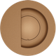 Дверные ручки DND by Martinelli Interna круглые, бронза (IT01-ZBR) - изображение 2