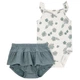Комплект Carter's 2в1 боди, шорты для девочки 76-81 см (1S524310_18M) - изображение 1