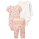Комплект Carter's 3в1 лосини та 2 боді для дівчинки 76-81 см (1P597210_18M) - зображення 1
