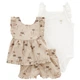Комплект Carter's 3в1 боди майка шорты для девочки 69-72 см (1R006710_9M) - изображение 1