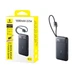 Повербанк на 10000 mAh 22.5W Baseus EnerFill FC11 Digital Display (1USB/Type-C, 22.5W, PD). Black - зображення 10