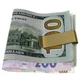 Затискач для грошей металевий золотистий 5 см | Кліпса для купюр Money Clip (C6505) - зображення 5