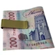 Затискач для грошей металевий золотистий 5 см | Кліпса для купюр Money Clip (C6505) - зображення 7