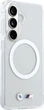 Etui BMW IML Shockproof Metal Logo MagSafe do Samsung Galaxy S26 Transparent (BMHMS26S25HSMLKT) - obraz 4