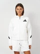 Толстовка на молнии с капюшоном женская Adidas W Z.N.E. Fz JE7849 2XS White (4067896194721) - изображение 1