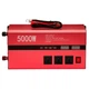 Інвертор перетворювач напруги 06-5 Power Invertor 12V-220V 5000W червоний - зображення 2