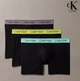 Мужские трусы боксеры Calvin Klein набор с 3штук черного цвета (brief) размер М - изображение 1