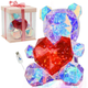 Лампа нічник світлодіодний Мишка з серцем Love Bear 25см від USB / Настільний світильник (L) - зображення 1