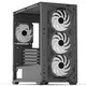 Корпус AeroCool D302A-G-BK-v1 (accs-ds04043.11) Black без бп - зображення 3