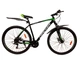 Велосипед CrossBike Tracker 29" 21" Чорний-Зелений - зображення 1