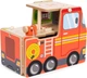 Drewniany zestaw do zabawy EcoToys Garaż straży pożarnej 2 w 1 1089 (5905817007004) - obraz 6