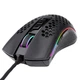 Миша Redragon Storm M808 RGB Optical, ігрова, 12400dpi., 7кн., Ultralight чорна - зображення 7