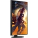 TFT 27" AOC Q27G4SRU, QHD, Fast IPS, 320Hz,1ms, 2xHDMI, DP, USB-хаб, HAS, черно-красный - изображение 2