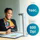 Сканер A3 Canon IRIScan Desk 7 Pro (85MP, 600dpi, 4912x3680, 4K Camera, USB, книжный, черный) - изображение 5