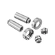 Комплект подовжувачів Koer KF.SET.06MF 1/2Fx1/2M хромований (KR5849) - зображення 4