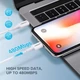 Дата кабель USB-C to Lightning 1.0m 3A US171 white Ugreen (10493) - изображение 5
