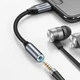 Кабель Type C-AUX Audio M/F 0.10м UGREEN AV142 Чорний - зображення 3