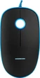Мышка Modecom MC-M111, 3кн., 1600dpi, черно-синяя - изображение 1