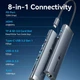 Док-станція USB3.2 Type-C --> HDMI/USB3.0/USB2.0/RJ45/SD/TF/PD 100W Hub 8-in-1 Vention - изображение 4