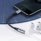 Перехідник Lightning --> 3.5 mm 10cm Headphone Jack Adapter Model US211 UGREEN Сірий - зображення 5