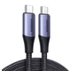 Кабель USB 3.1 Type-C M-M, 1 м, 100W （10Gbps）Черный, US355 UGREEN - изображение 1