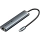 Док-станція USB3.2 Type-C --> HDMI/USB 3.0x2/RJ45/PD 100W Hub 6-in-1 Vention - изображение 1