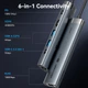 Док-станція USB3.2 Type-C --> HDMI/USB 3.0x2/RJ45/PD 100W Hub 6-in-1 Vention - изображение 4
