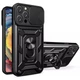 Протиударний броньований чохол із захистом камери для iPhone 16 Pro Armor Case Keysion black - зображення 1