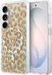 Etui Guess IML Leopard Print Triangle MagSafe do Samsung Galaxy S26 Bronze (3666339613907) - obraz 1